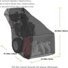 Snow Thrower Cover Waterproof Dustproof Snow Blower Covers for Most Electric Two-Stage Snow Throwers (L: 60.24x33.07x45.28in/ 153x84x115cm)