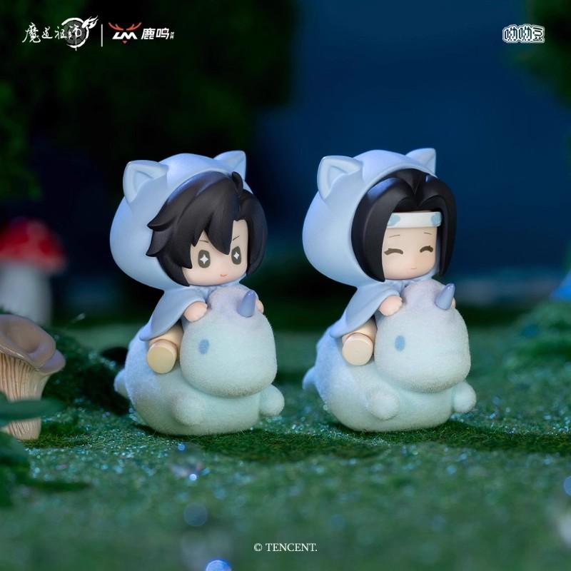 Original Mo Dao Zu Shi Cute Pet Ride Affinity Series Blind Box Wei Wuxian Lan Zhan Mini Doll Mystery Box Anime Figure Kid Gifts