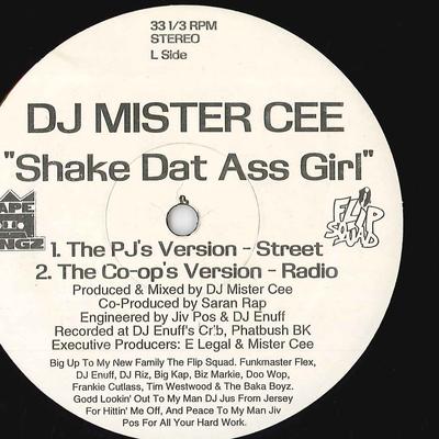 12inch Record DJ MISTER CEE - Shake Dat Ass Girl / Where Brooklyn CEE152 TAPE KINGZ 1995 US Rap & Hip-Hop/R&B Used