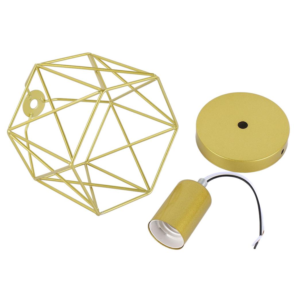 Żelazny klosz skandynawski stylowy postmodernistyczny metalowy klosz klatkowy klosz sufitowy metalowa osłona lampy