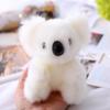 14CM Niedliche Simulation Kleines Koala Plüschtier Braun Weiß Langes Haar Superweiche Dekoration Puppe Kindergeburtstag Weihnachtsgeschenk
