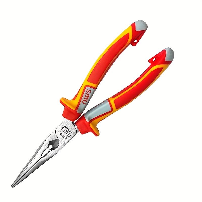 Professional 7" & 8" Multi-Purpose Wire Pliers - Industrial Grade, Needle Nose,Diagonal Cutters with Large Head for Electricians
