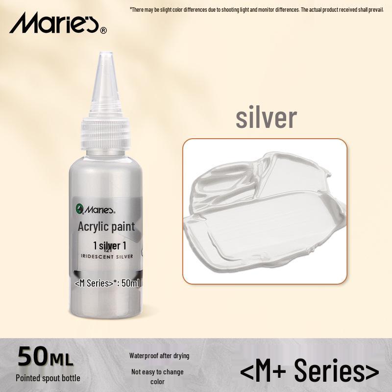 Mali Pearl White Gold Acrylic Paint - Waterproof, Metallic Color for DIY and Hand-Painted Projects
