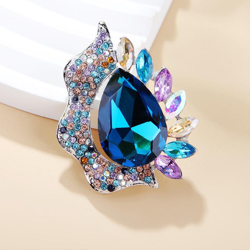 

Модные Роскошные Броши с Кристаллами и Стразами для Женской Одежды, Пальто, Ювелирные Аксессуары, Подарки A2