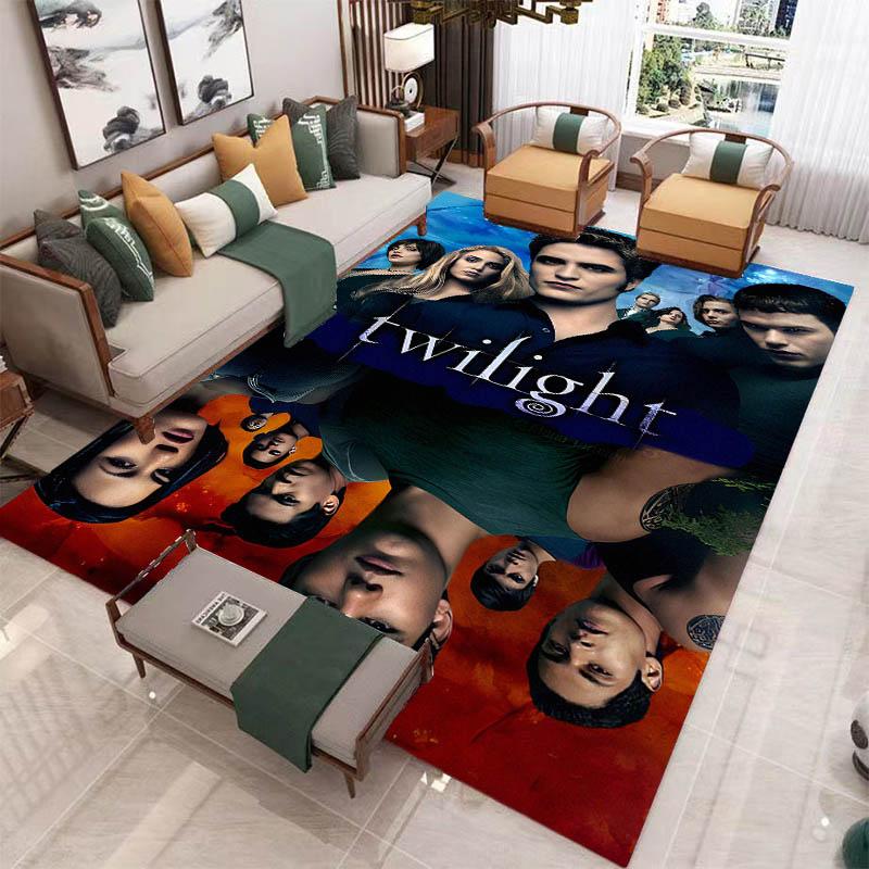 The Twilight Saga printed carpet Living room bedroom non-slip carpets Yoga mat Outdoor carpet kawaii rug birthday gift