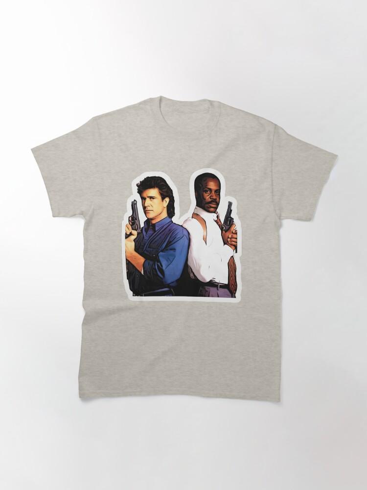 Lethal Weapon Action Movie American Police Motivational Lethal Weapon Martin Riggs And Roger Murtaugh Love You Classic T-Shirt