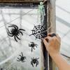 48pcs Realistic Plastic Spider Toys Halloween Prank Props Small Size Funny Halloween Decorations JXB