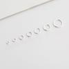 S925 Sterling Silver Small Closed Circle Ring for DIY Handmade Jewelry & Earring Accessories