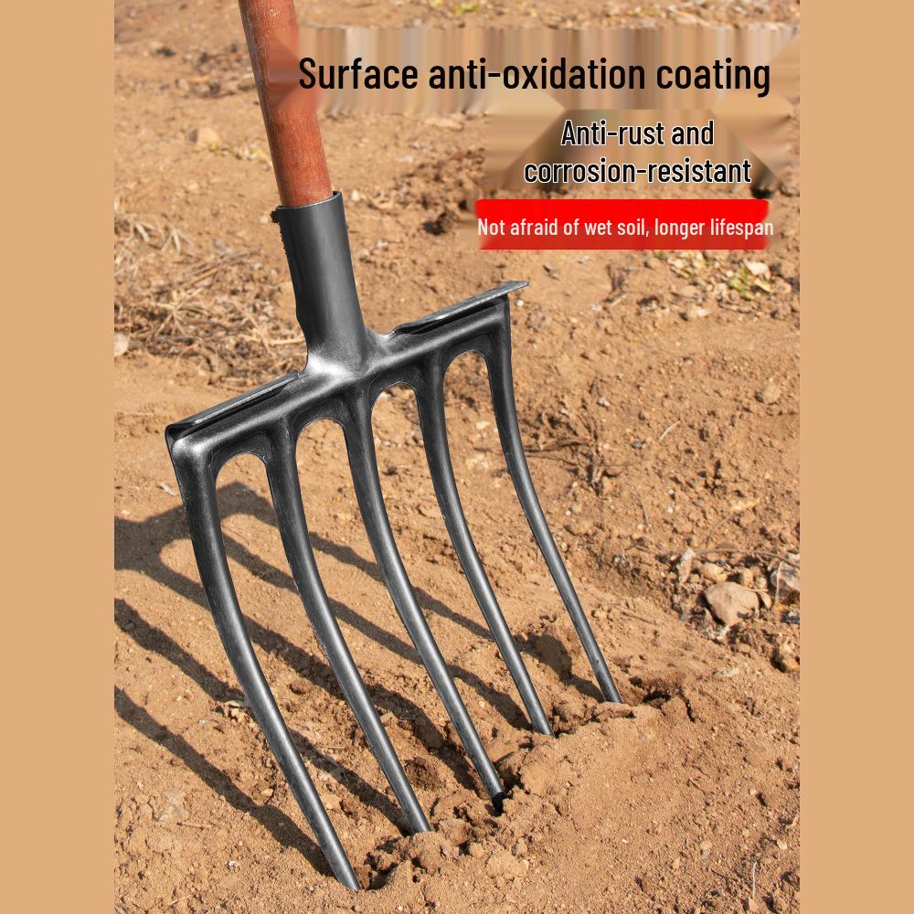 Landwirtschaftliche Bodenkralle: Stahl 4-Zinken Werkzeug zum Graben und für die Landwirtschaft