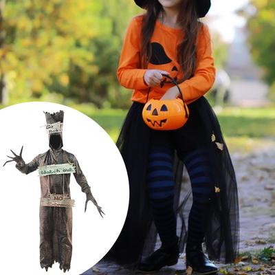 Scary Tree Halloween Costume Party Supplies Accessories with Gloves Dressing Up