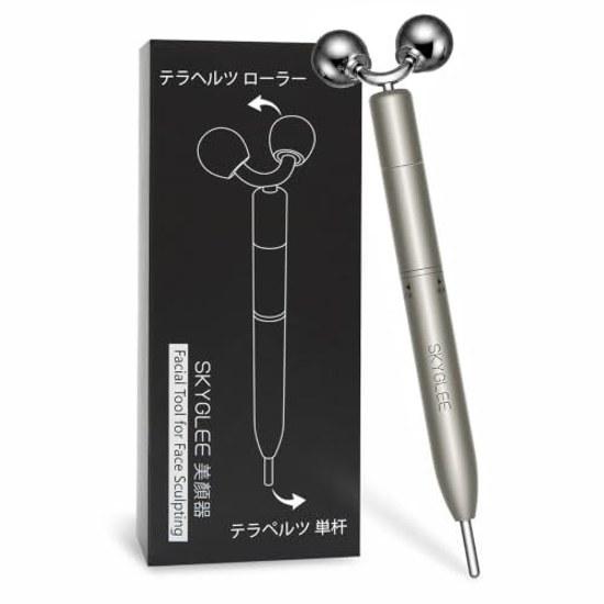 Terahertz face roller posuposu pointer 3-way beauty acupressure stick care eye facial muscle line pen-type device neck scalp refresh goods lightweight