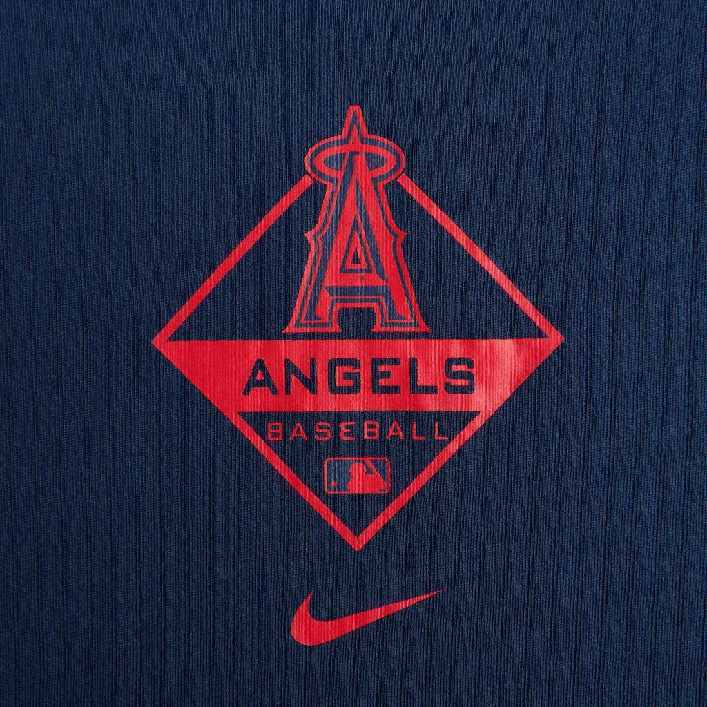 Nike NFL Kooperations-T-Shirt Los Angeles Angels Schnelltrocknend Sport Langarm Kinder Tops Schwarz Rot 3Z3B7SBG2-LAA