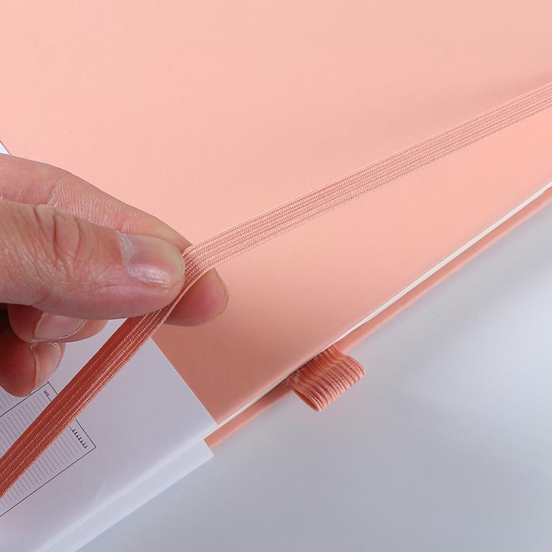 A6 Loose-Leaf Elastic Band Notebook - Customizable Student & Business Diary