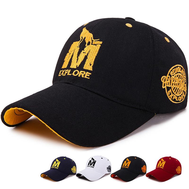 Spring and Autumn Embroidery Baseball Cap Men's Outdoor Sports Hat Women's Shade Casual Cap