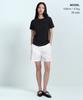 Musinsa Standard Woman Women'S Two-Tuck Wide Chino Shorts [White]