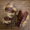 Steampunk Arm Guards Faux Leather Wrist Bracers with Fur Medieval Style Armor for Halloween Cosplay Costume Accessories