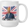 King Charles Iii Large Capacity 15Oz Ceramic Coffee Mark Cup British King Tea Cup New