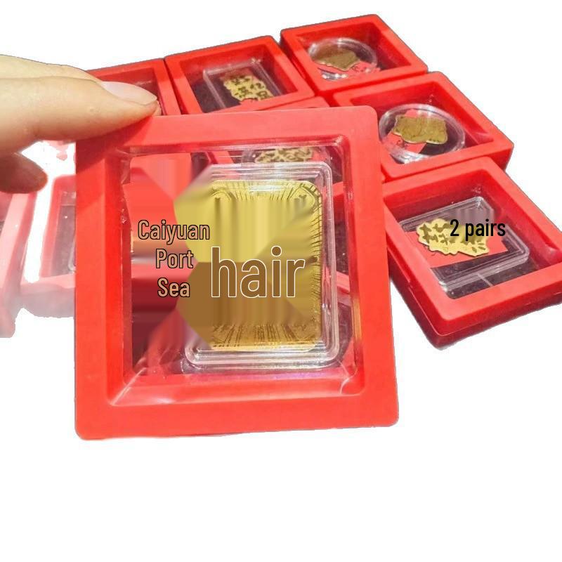 Gold 999 Lucky Cat God of Wealth Sticker Set: Gold Foil Water Beads for Phone Decoration and Gift Box