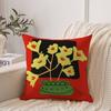 Plants And Flowers Pillow Case Home Decor Throw For Sofa Bed Car Room Decor Gift Idea