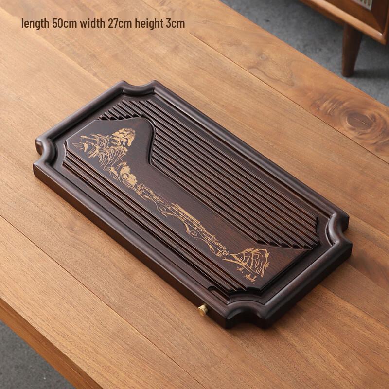 Bamboo Tea Tray with Drainage