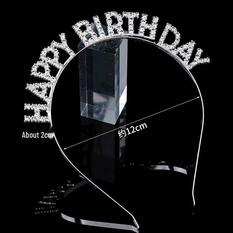 

Celebrity Birthday Crown Headband - Goddess Party Hair Accessory and Photo Prop