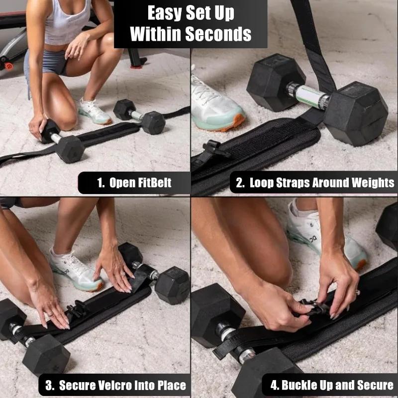 Free Weight Training Belt for Hip Thrusts Glute Bridges Squats Lunges Ideal Companion for Dumbbells Kettlebells In Leg Day