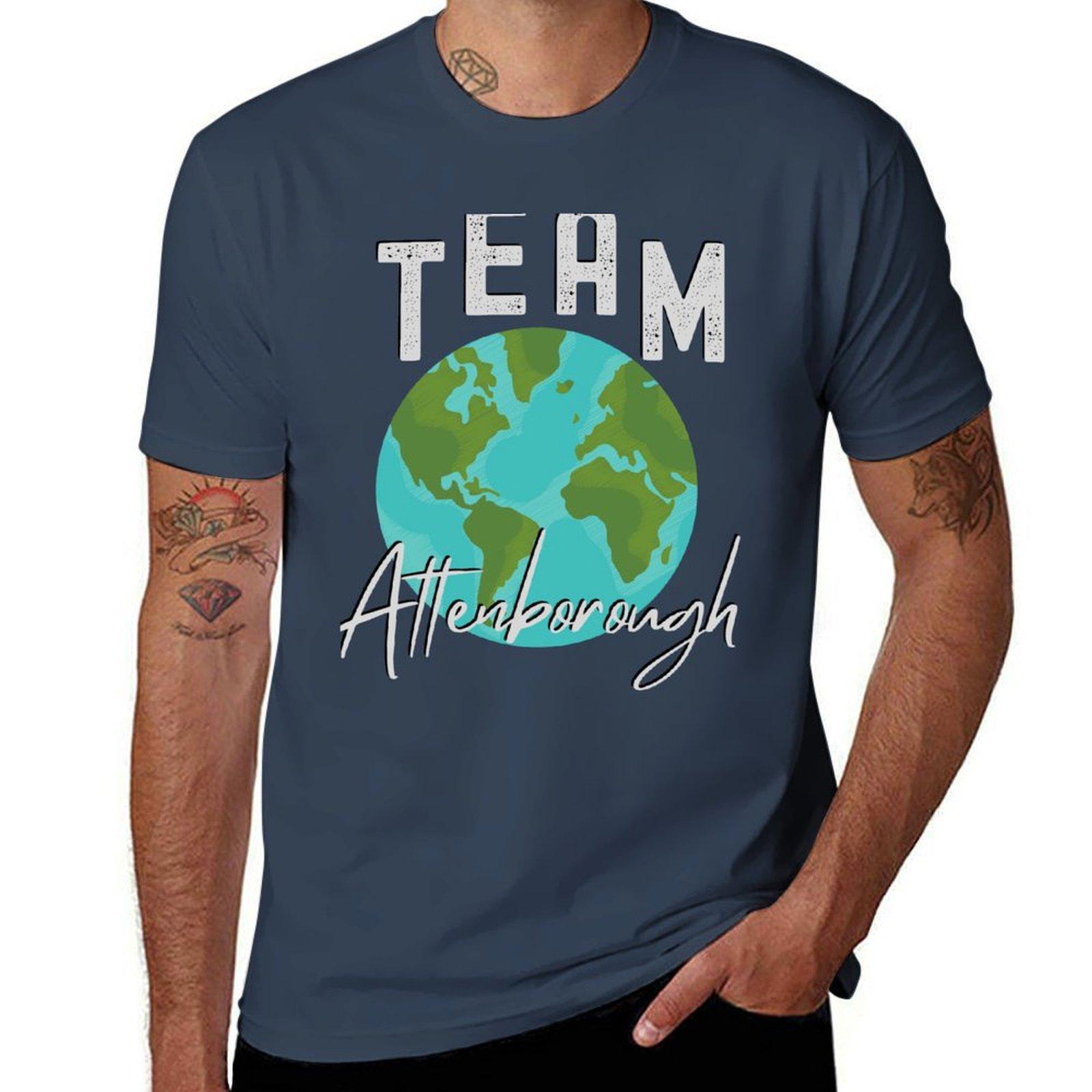 Team Attenborough TShirt Sporty Breathable Short Sleeve TShirt S