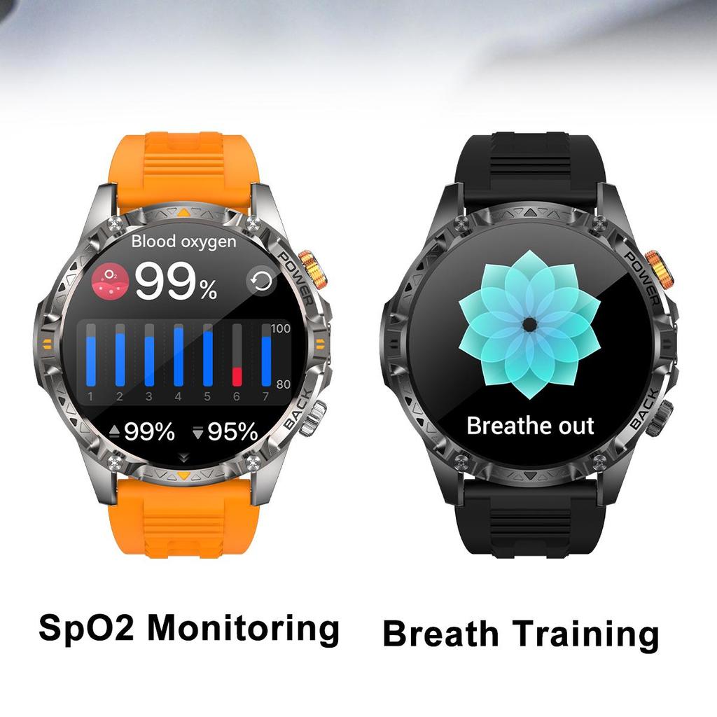 Smartwatch for outdoor sports, Bluetooth calling, compass, men's