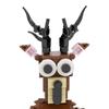 MOOXI Horror Spiel Serie 157 Stück MOC Steine Tier Hirsch Actionfiguren Modell Erwachsener Bausteine Kinderspielzeug für Kinder MOC1649