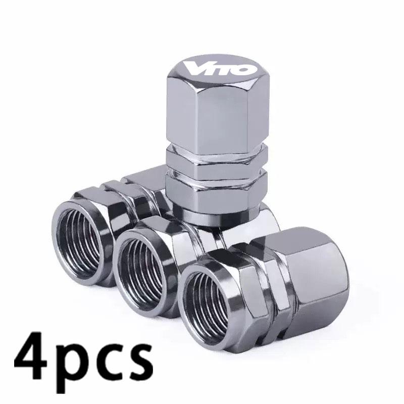 4PCS Colorful Car Accessories Car Tire Valve Cap For Mercedes Benz VITO