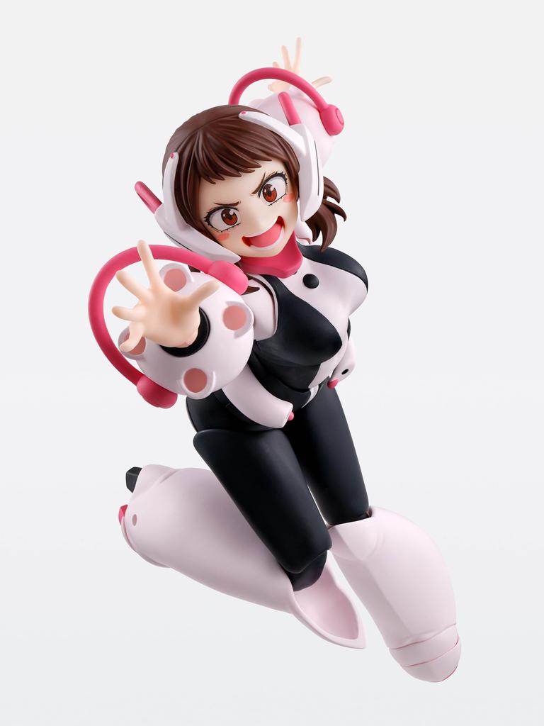 TAMASHII NATIONS My Hero Academia Ochaco ca. PVC ABS lackierte Actionfigur S.H.Figuarts Uraraka, 130mm, &