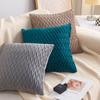 Velvet Wrinkle-Style Soft Back Cushion for Sofa or Bed