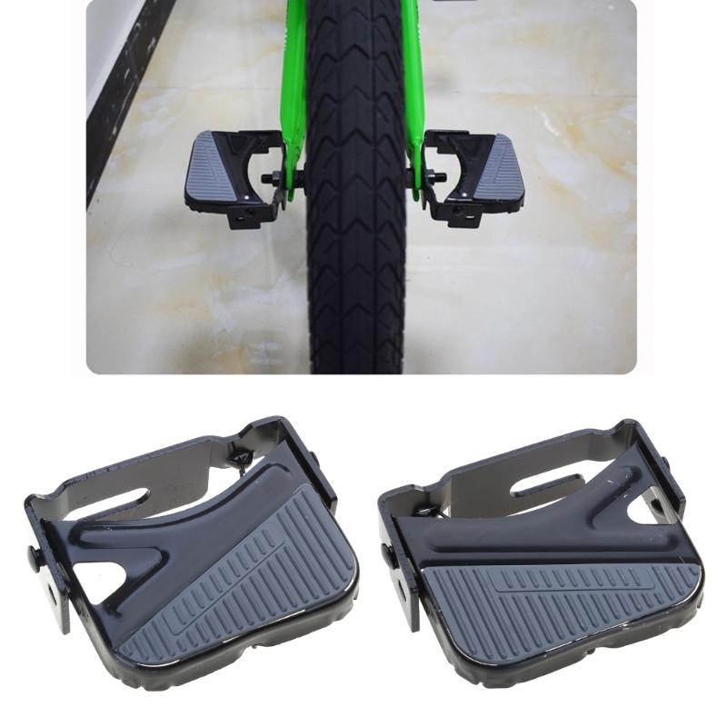 Bike Rear Pedals Footrests Non-Slip Electric Bike Rear for Seat Footrest Pedals