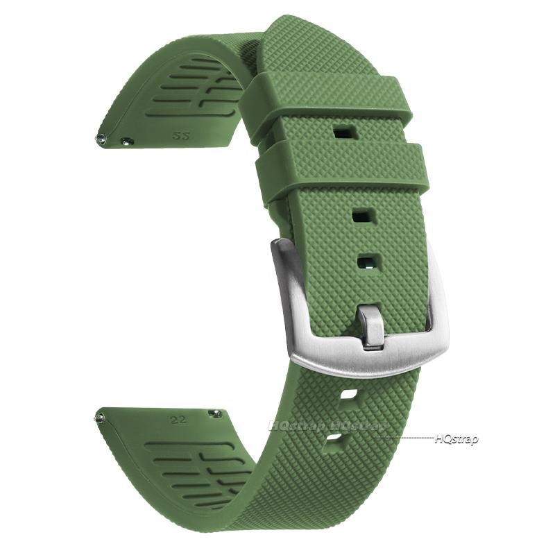 20mm 22mm Rubber Strap High Quality Silicone Watch Band for Omega Soft Sport Belt Waterproof Wristband Quick Release Bracelet