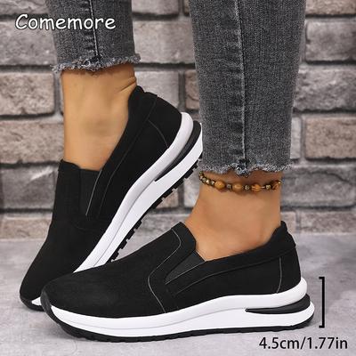 Fashion Casual Slip On Platform Sneakers for Women Lightweight Breathable Walking Shoes Woman Comfort Thick Sole Non Slip Sports Shoes
