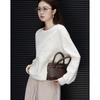 Demana Women's Winter 350G Aolai Velvet Loose Fit Embroidered Sweatshirt