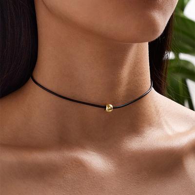 Metal Ball Necklace New Style Ladies Fashion Simple Personality All-match