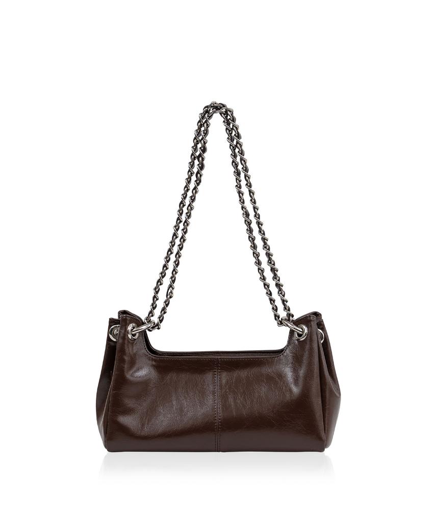 Lovecharm Maël Shoulder Bag_S_Chain_Choco Brown