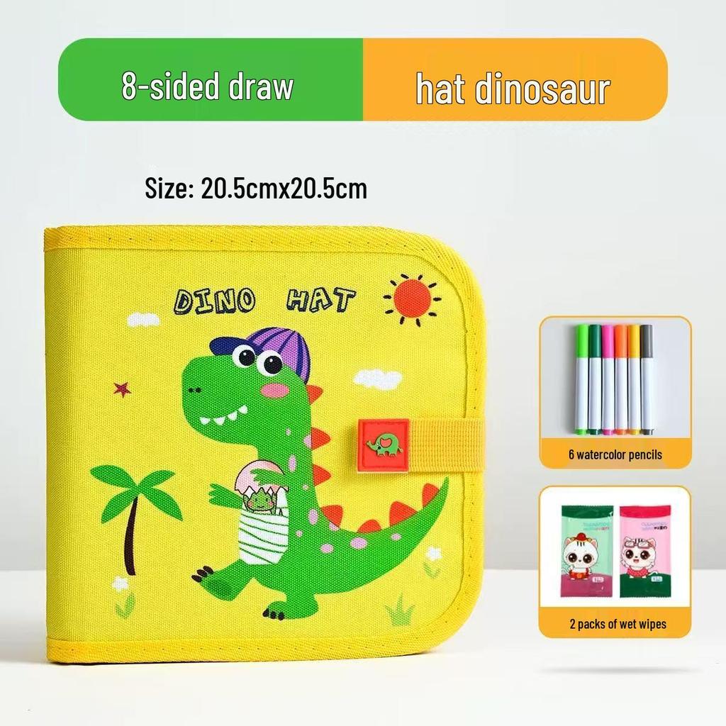 Portable Children's Drawing and Coloring Board - Reusable, Erasable, and Compact Toy for Kids