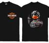 Grafické unisex tričko inspirované Harley-Davidsonem Grafika s orlem a lebkou S-3XL