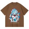 230 Gsm 100% Cotton Dragon Ball V55 Kamikaze Print Unisex Heavy Cotton T Shirt