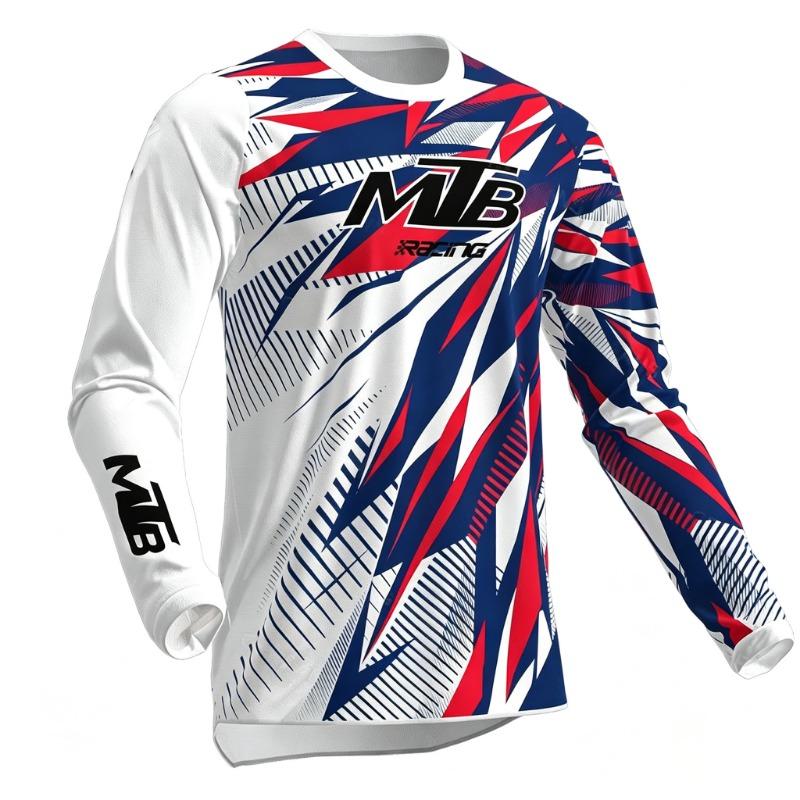 Summer off-road downhill clothing, long sleeved motorcycle riding equipment, outdoor sports racing clothing, T-shir
