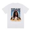 Team Jacob Team Edward Pattern T-shirt Fun Meme Short Sleeve Tshirt Women's Fashion Oversized T-shirt Street