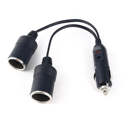 LKCCTK Dual Cigarette Lighter Sockets, Compatible with 12 V/24 V, For Cars, High Power
