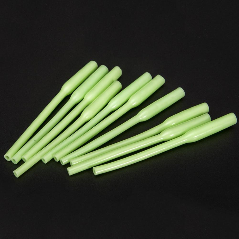 Saltwater Fishing Shrink Tubes PVC Fishing Night Luminous Tube 85mm Luminous Soft Positioning Tube for Fishing Lovers