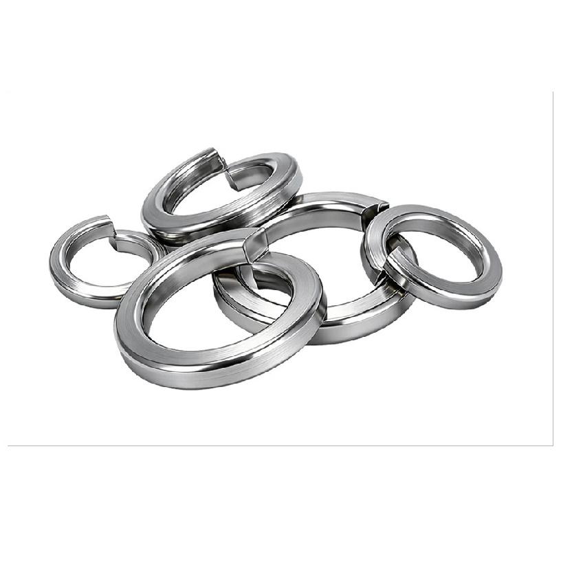 GB93 304 Stainless Steel Spring Lock Washer Square Ends Split Lock Washers M2M2.5M3M4M5M6M8M10M12M14M16M18M20M22M24M27M30