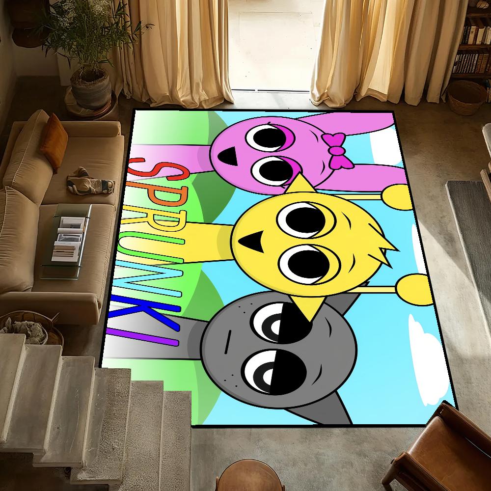 Door Mat Anti-Slip Kitchen Bedroom Game Handmade Tufted Rug I-Incredibox Carpet Living S-Sprunki Room Entrance Decoration