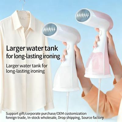 Portable Handheld Garment Steamer - Compact Electric Iron for Home & Dorm Use
