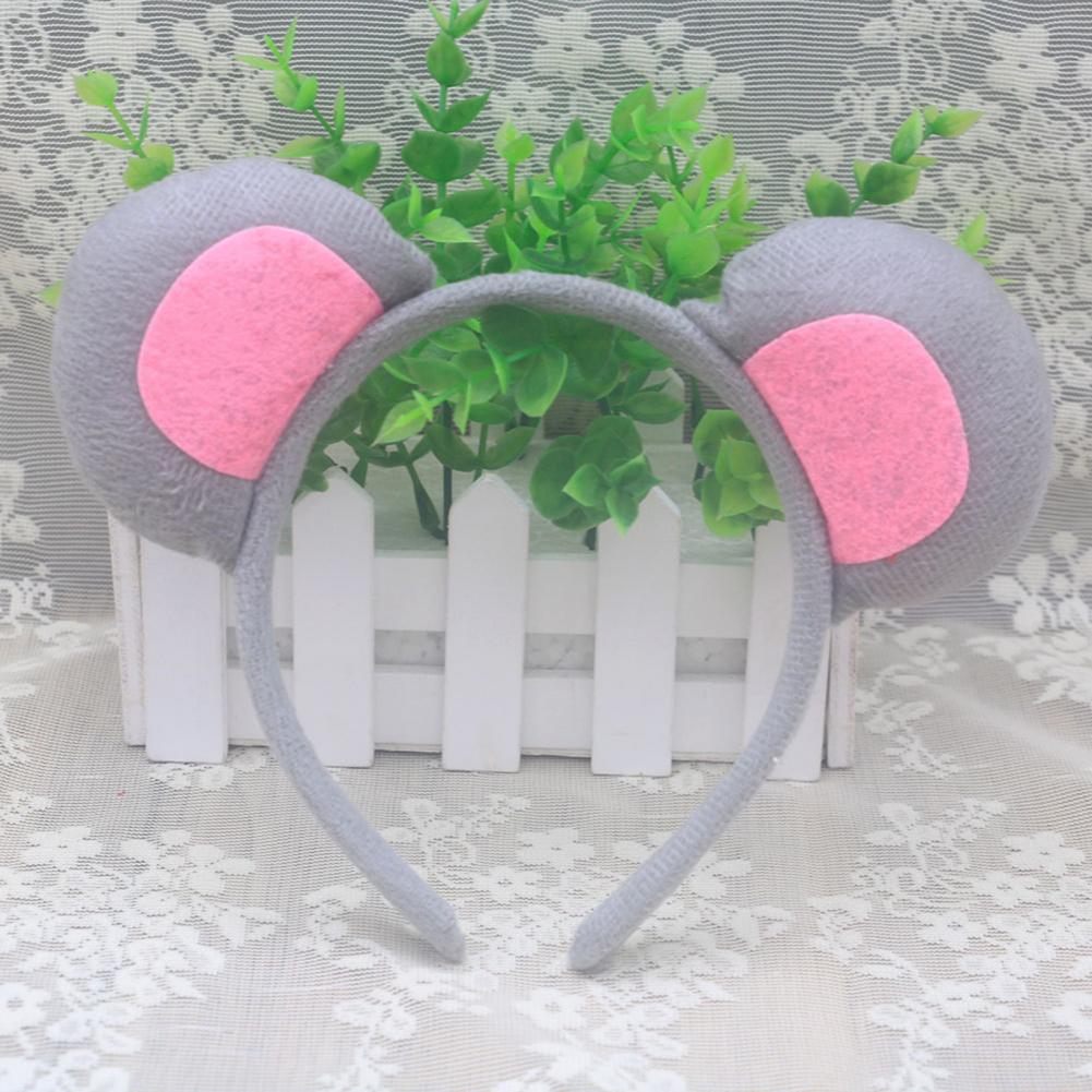 Children Mouse Costume Accessories Mouse Ears Headband Tail Mouse Costume Set for Halloween Christmas Parties for Adults