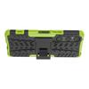 For Sony Xperia 1 V Tyre Pattern PC+TPU Phone Case Kickstand Shockproof Cell Phone Cover
